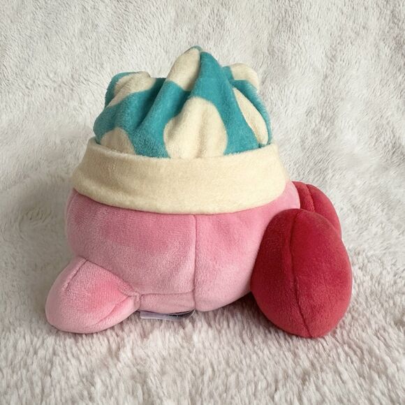 Sleeping Kirby Plush Nightcap Club Mocchi-Mocchi Tomy Brand Nintendo 6” Toy - Picture 2 of 6
